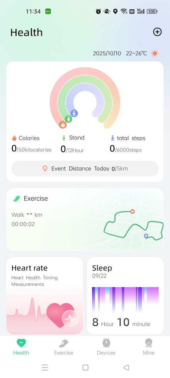 Daily Overview & Health Telemetry