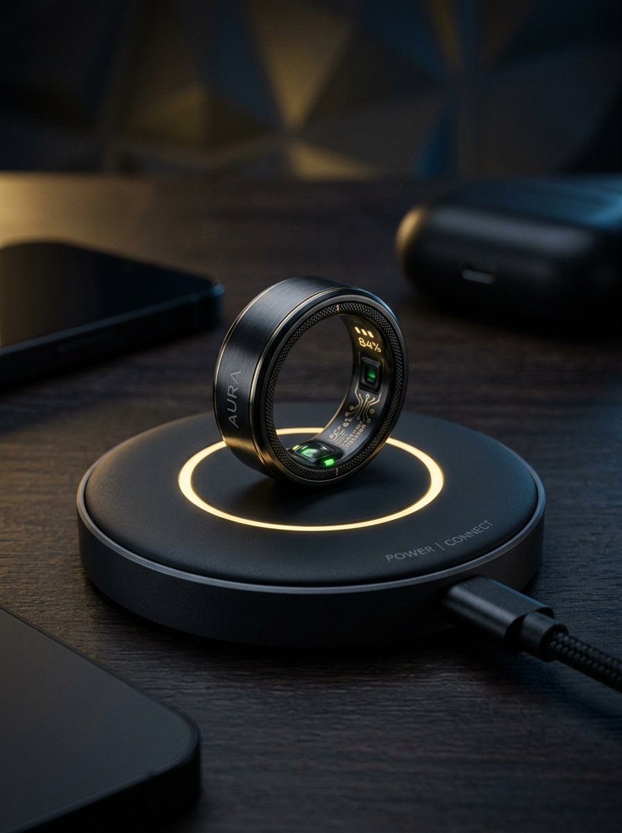 GridsGear R1 Smart Ring Magnetic Charging Dock